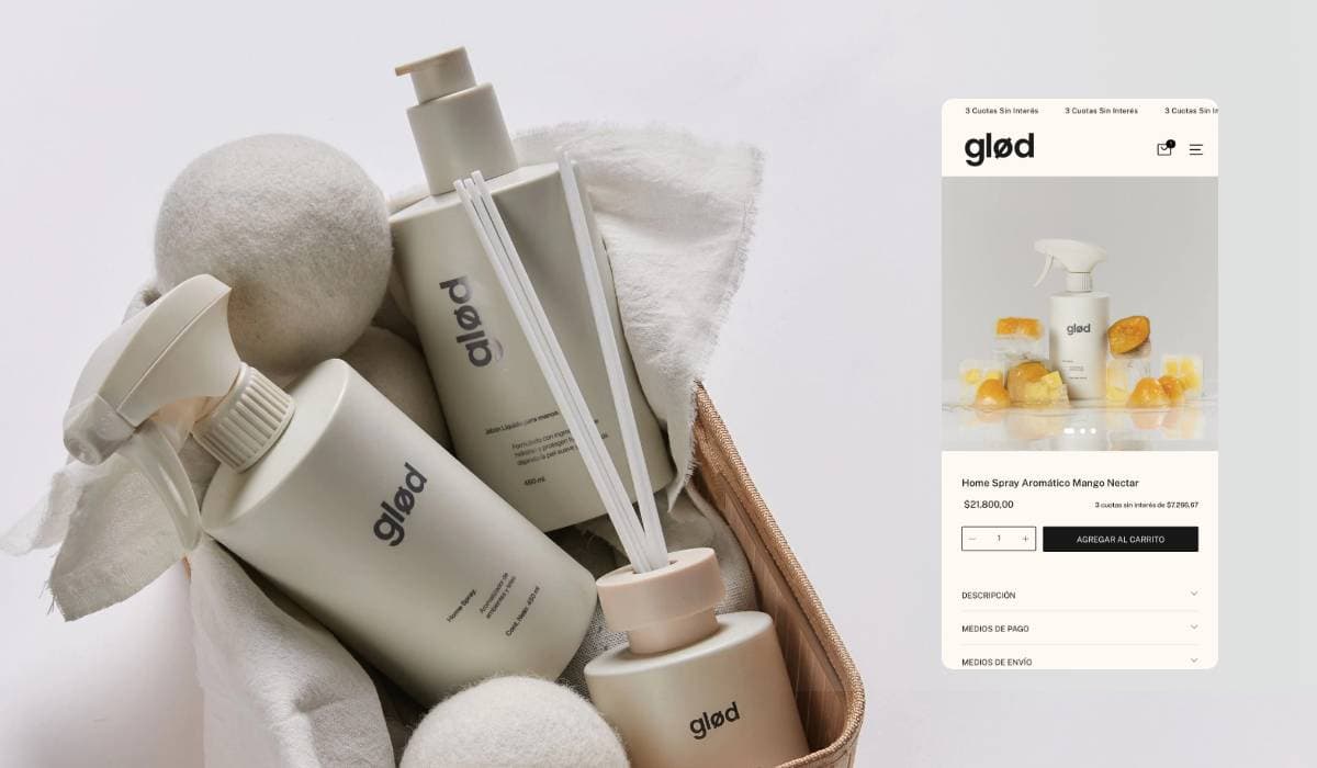 Nuevo diseño de la tienda Tienda Glod